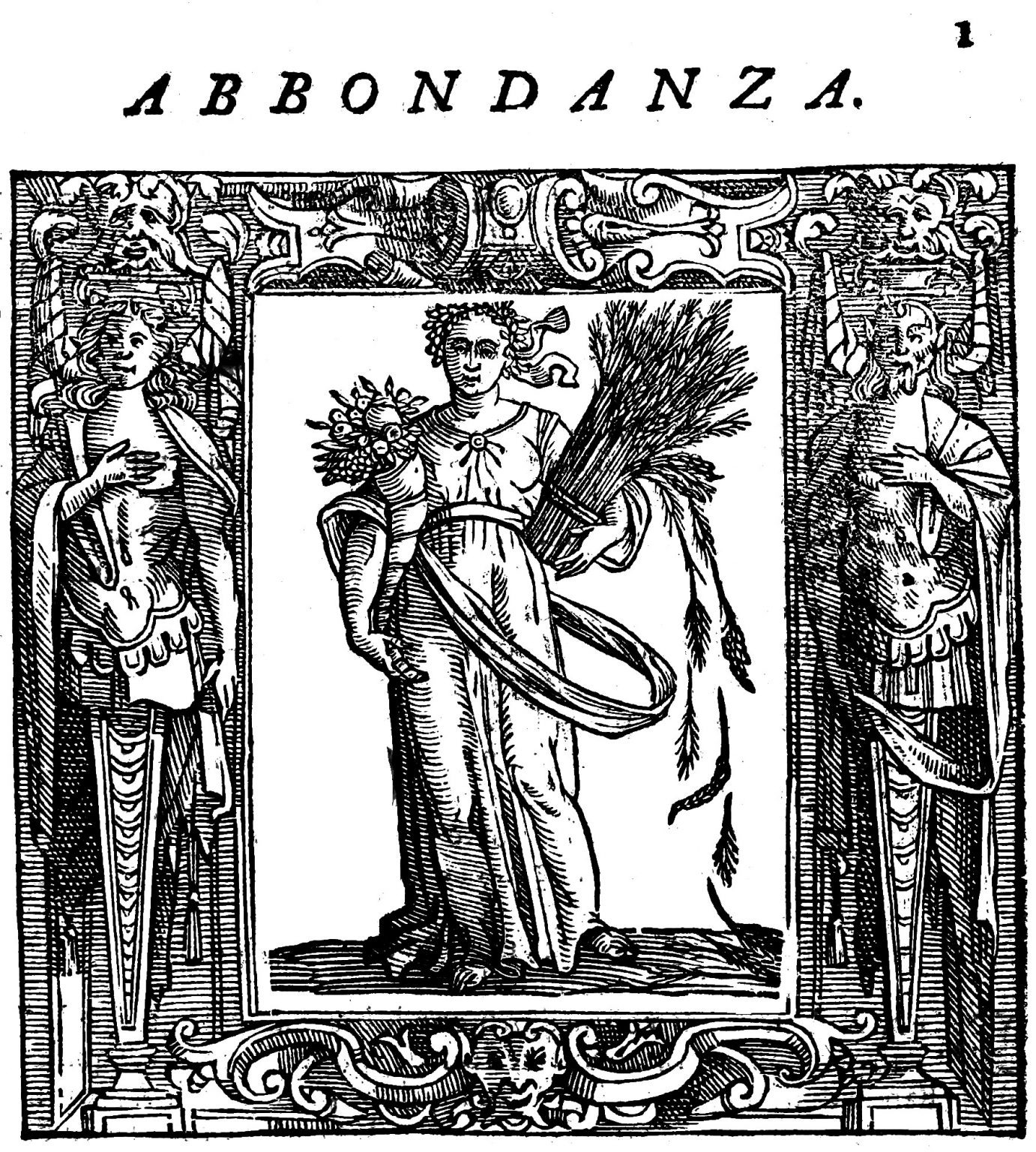 Abbondanza Iconologia di Cesare Ripa Abbondanza Iconologia di Cesare Ripa