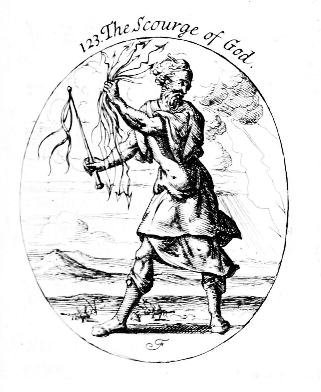 Flagello di Dio 1603 Iconologia di Cesare Ripa